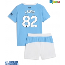 Manchester City Rico Lewis #82 Domaci Dres za djecu 2025-26 Kratak Rukav (+ Kratke hlače)